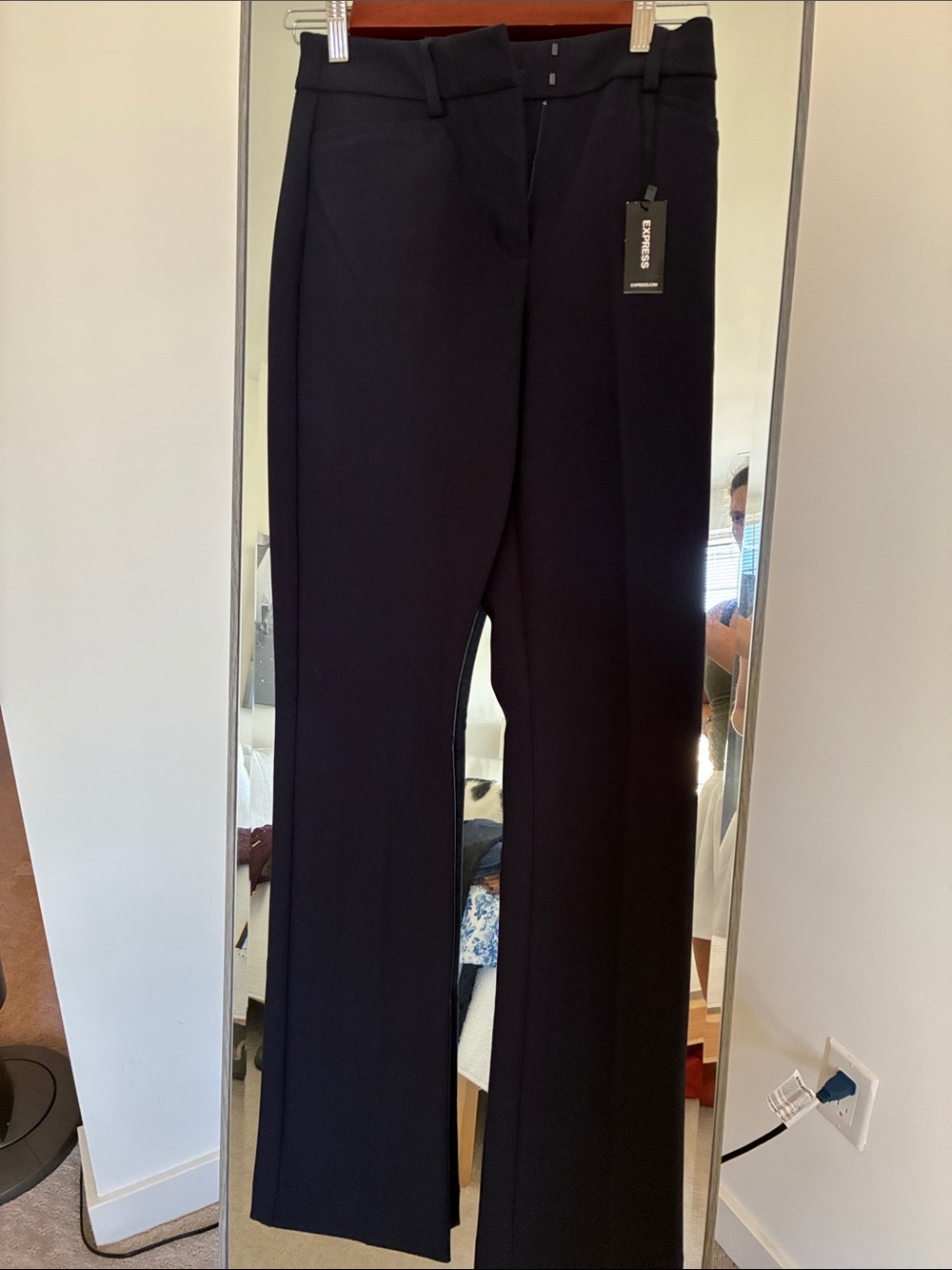 Express Women’s Navy Dress Pants - Classic Straight